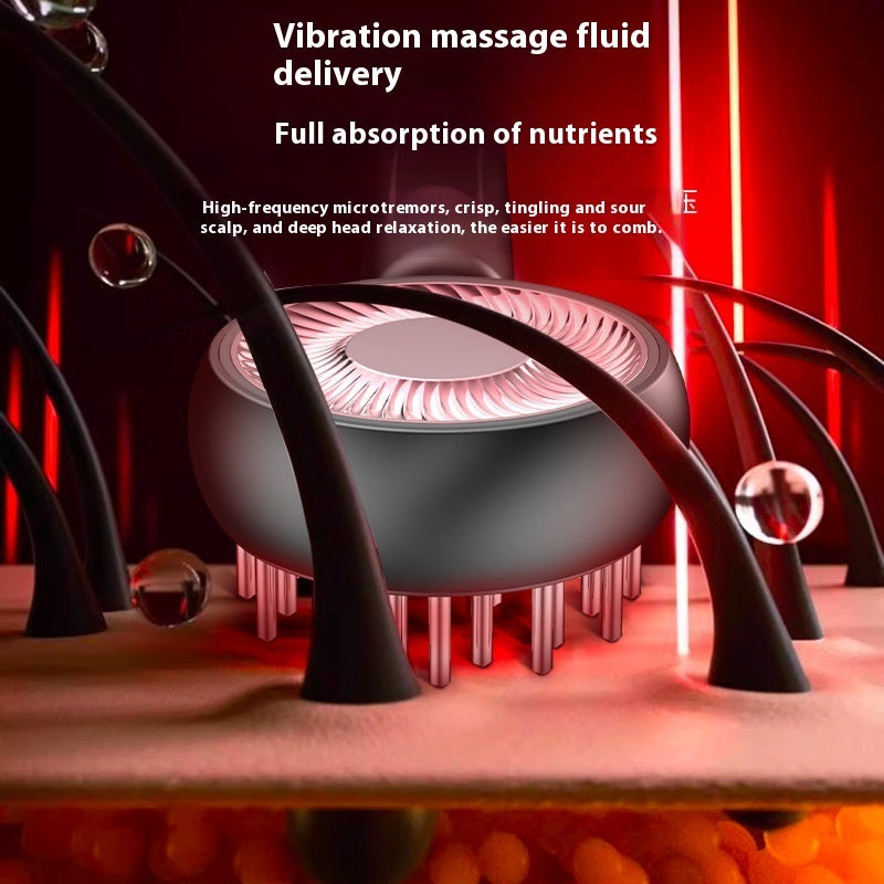 GlowVibe Scalp Massage Comb                   (★★★★★ (4.89/5) – 261 Verified Reviews)