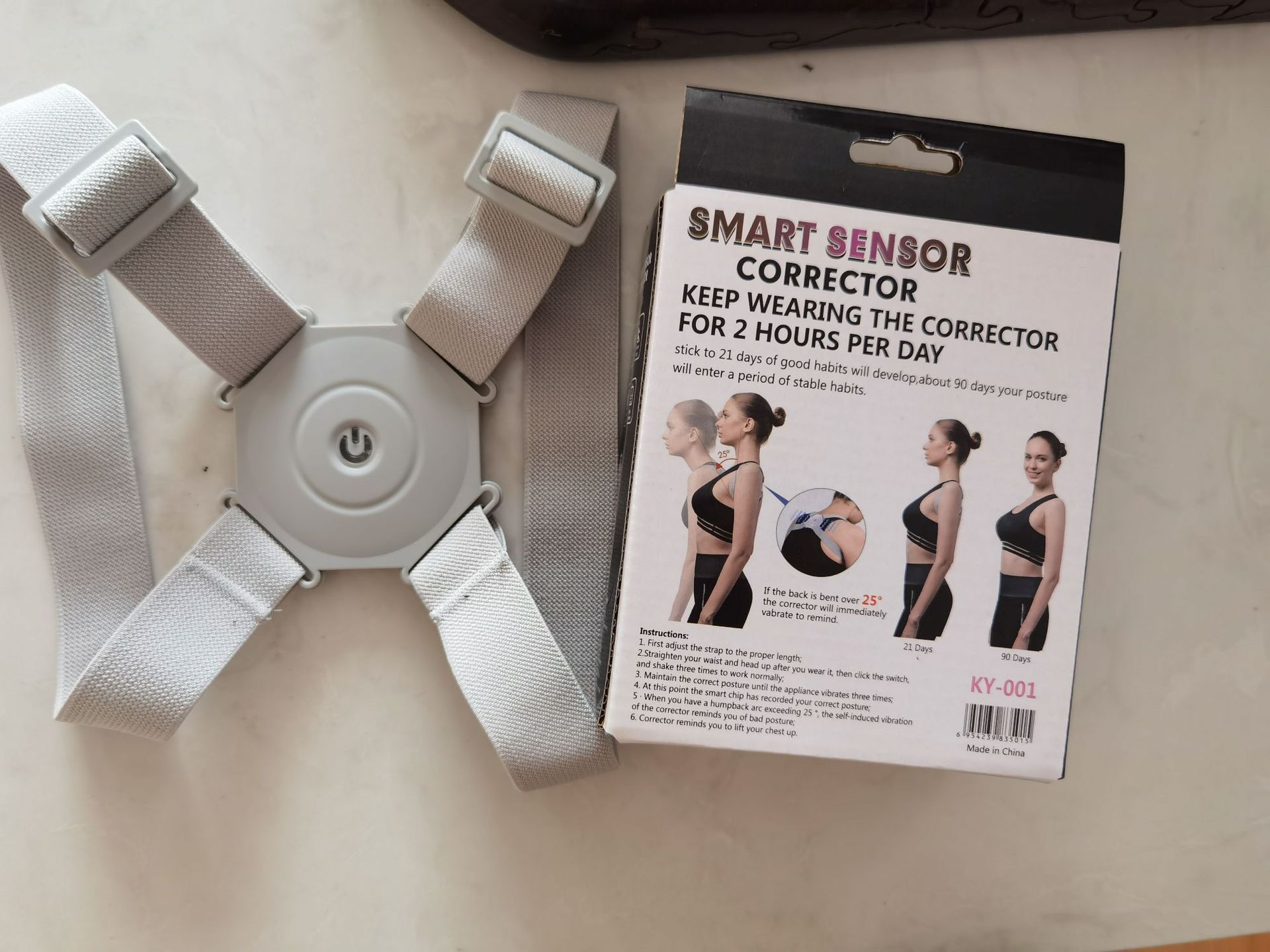 PosturePro Smart Corrector – Adjustable Reminder Device for Better Posture
